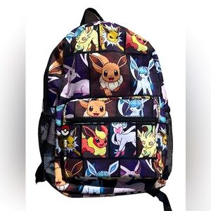 🩵💛 EEVEE POKÉMON 🤎💜🩷 Backpack 🎒